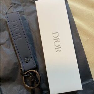 Dior Navy Blue  Keychain